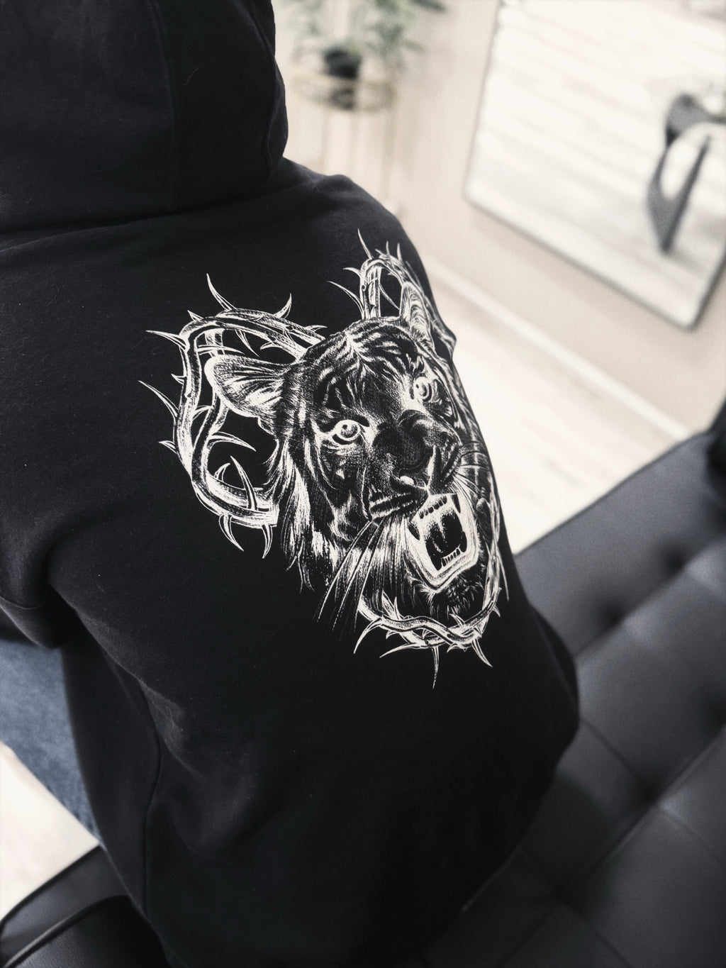 Inverted Tiger & Thorns Hoodie