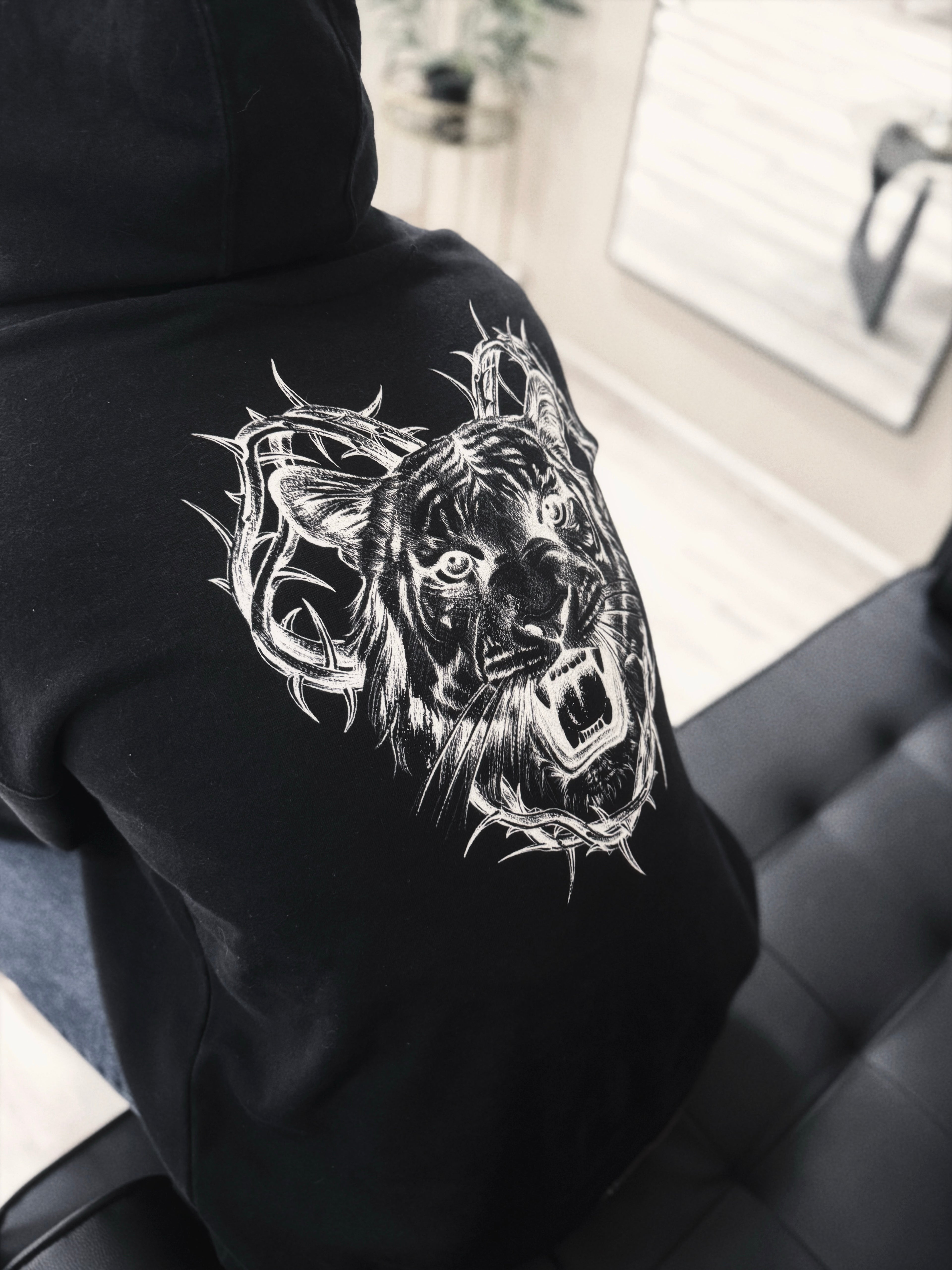 Inverted Tiger & Thorns Hoodie